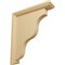 Ekena Millwork 2 1/4"W x 9"D x 11"H Hamilton Traditional Bracket, Alder BKT02X09X11HAAL - alternate 1